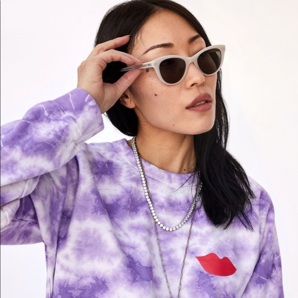 Clare V Iris Tie-Dye Sweatshirt